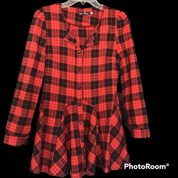 Button down plaid top - Picture 10 of 12